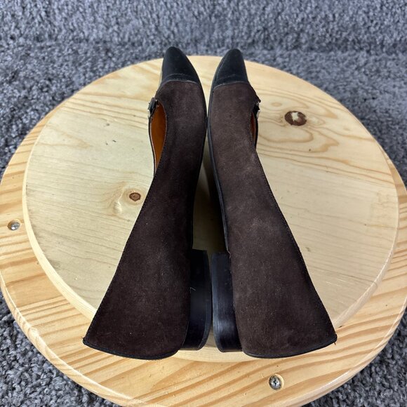 Talbots Edison Suede Flats Womens Size 9.5 Slip On Comfort Shoe Made in Brazil - Picture 6 of 9